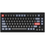 Keychron X0033UUDVV V1-D3 QMK 自定義機械鍵盤 (碳黑Fully Assembled RGB旋鈕可換軸/茶軸)